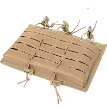 

Hunting Laser Triple Paintball Airsoft Pouch for Tactical Vest Backpack Cartridge Holder Accessories 1000D Bullet Clip Bag