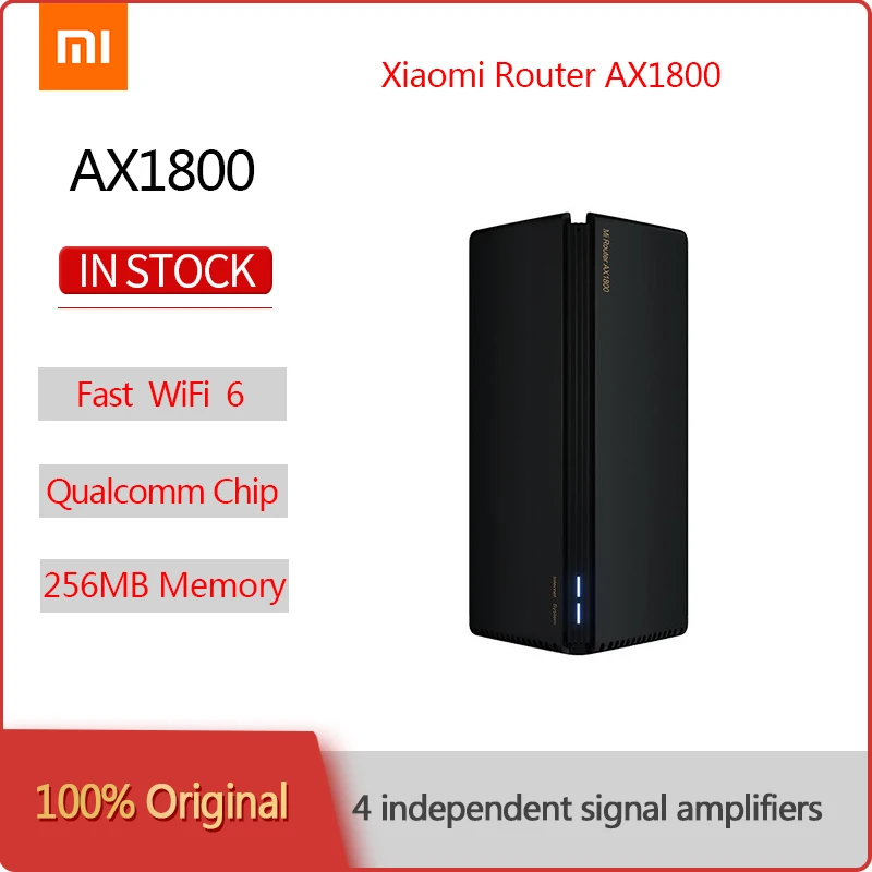 Oringinal Xiaomi Router AX1800 WIFI 6 5-Core 256MB 2.4G/5G Dual-frequency Gigabit OFDMA High Gain 2 Antenna Mesh Wireless | Компьютеры и
