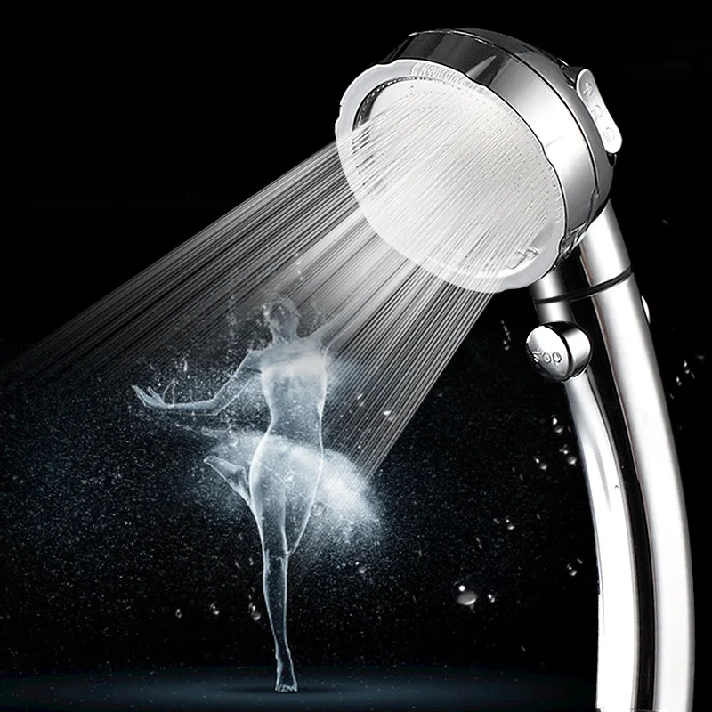 

Universal Third Gear Strong Supercharge Switch Shower Hand-Held Bath Nozzle Household Shower Water Heater Set