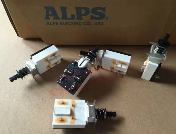 

[VK] Japan amplifier case LOCK power switch self locking spring locking switch SDS3P 5A 80A 250V ALPS
