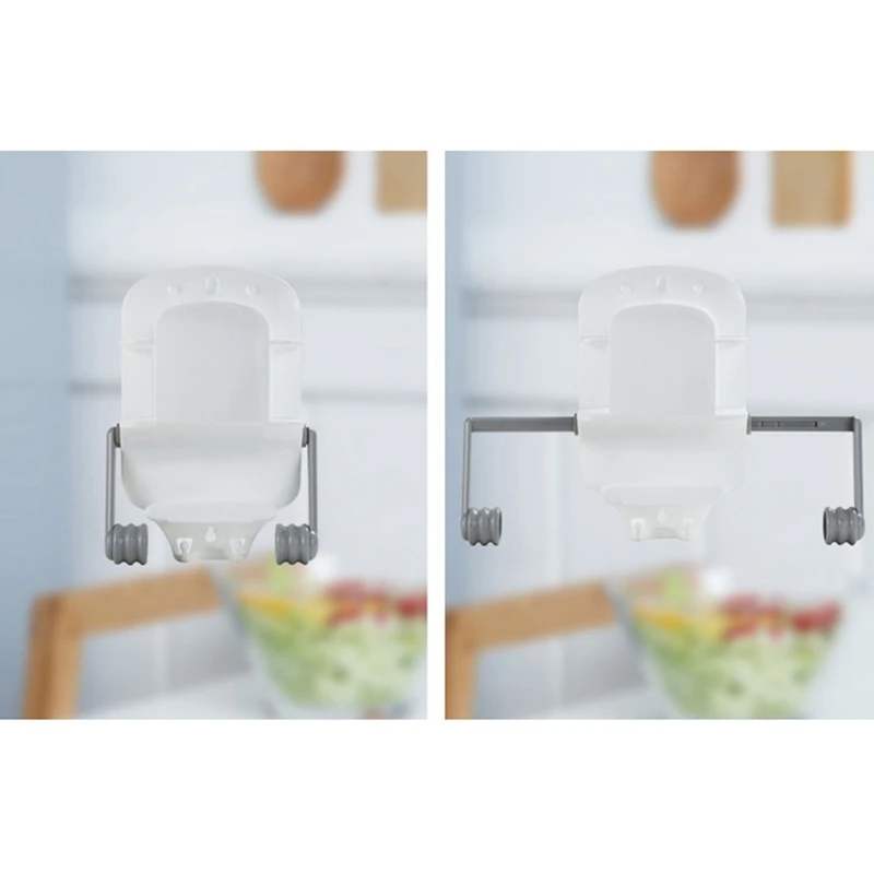 Adjustable Kitchen Tissue Hanging Bathroom Paper Holder Towel Stand Toilet Kitchen Rack