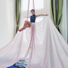 13 ярдов/12 м Fly Premium Aerial Silks для дома Йога Ombre слинг расширение ремни антигравитация Aerial Йога качели