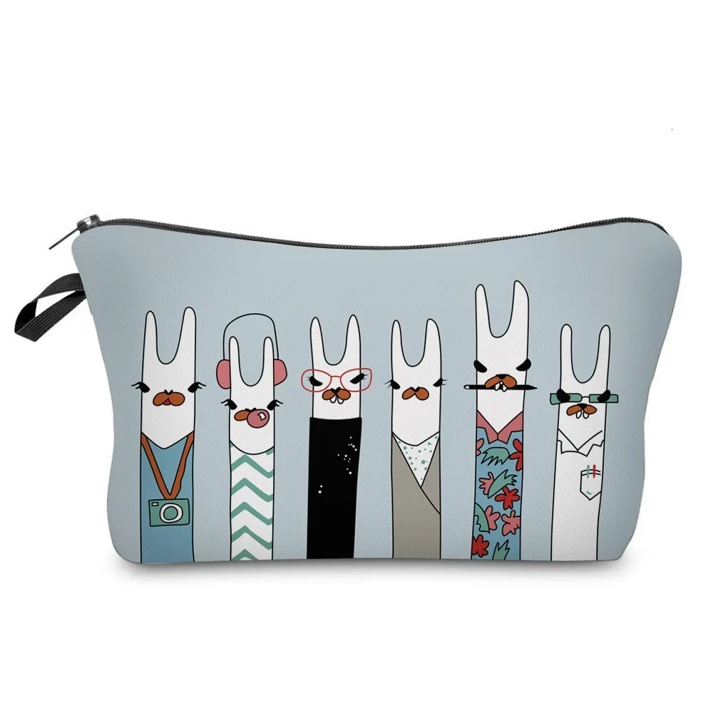 Deanfun Милая печать Llama косметички водонепроницаемый макияж сумка органайзер для путешествий Подарок дропшиппинг 51433