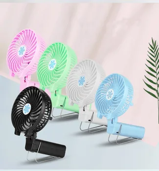 

Portable Mini USB Fan Hand Held Desk Air Cooler Silent Travel Humidification Cooler Cooling Chargeable Fan Use 18650 Battery Fan