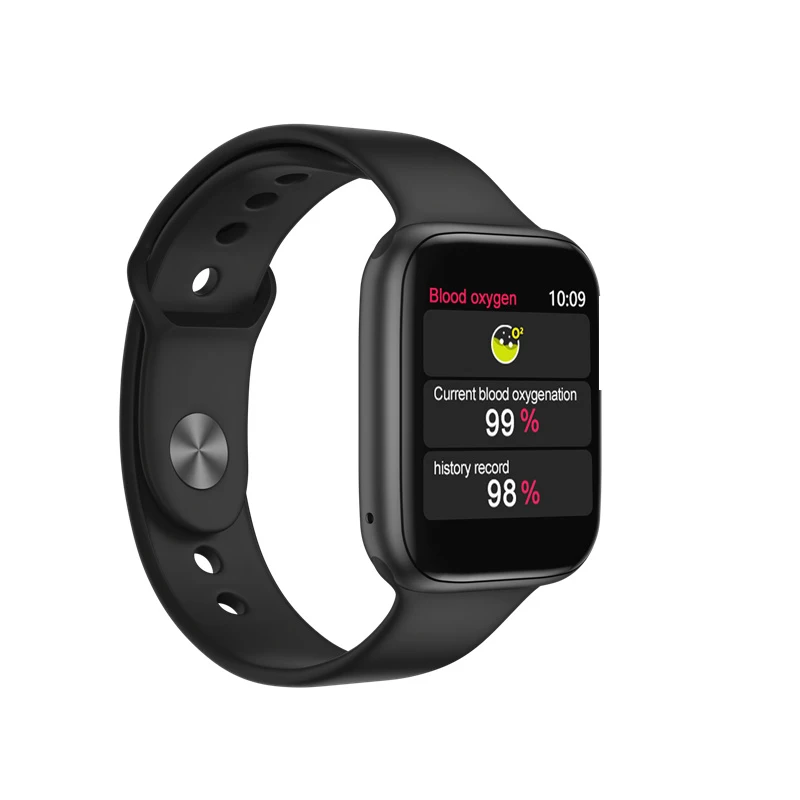 Смарт-часы W4, Bluetooth, умные часы, IOS, Watch4, W5, для мужчин и женщин, музыкальная камера, монитор сердечного ритма, водонепроницаемый смарт-браслет VS W34 - Цвет: Черный