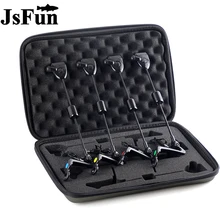 Рыболовный свингер набор сигнализационная вешалка свингер 4 цвета светодиодный световой индикатор рыболовные снасти для ловли карпа на молнии чехол FO347