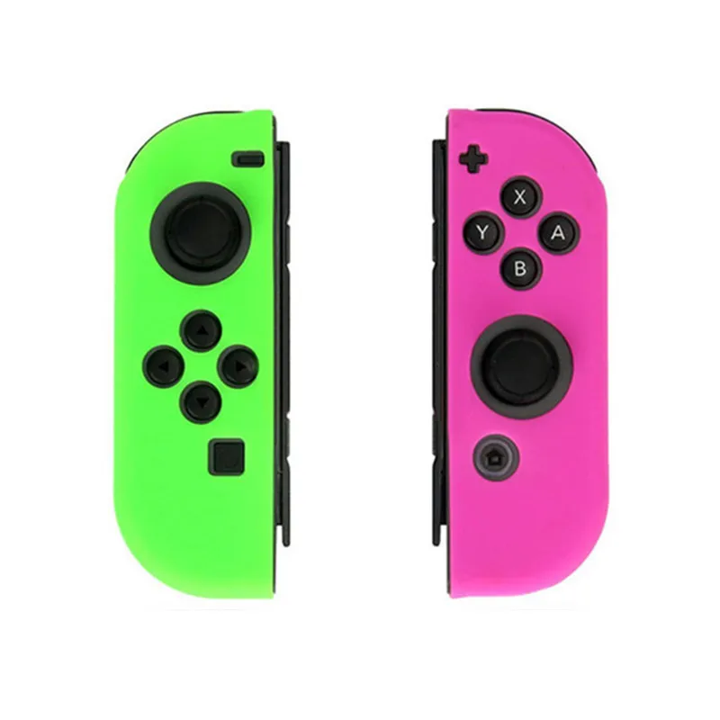 1 Set Diy Switch Gamepad Silica Gel Joypad Protector Case Anti Fingerprint Shock Absorption Cover For Nintendo Switch Joystick 