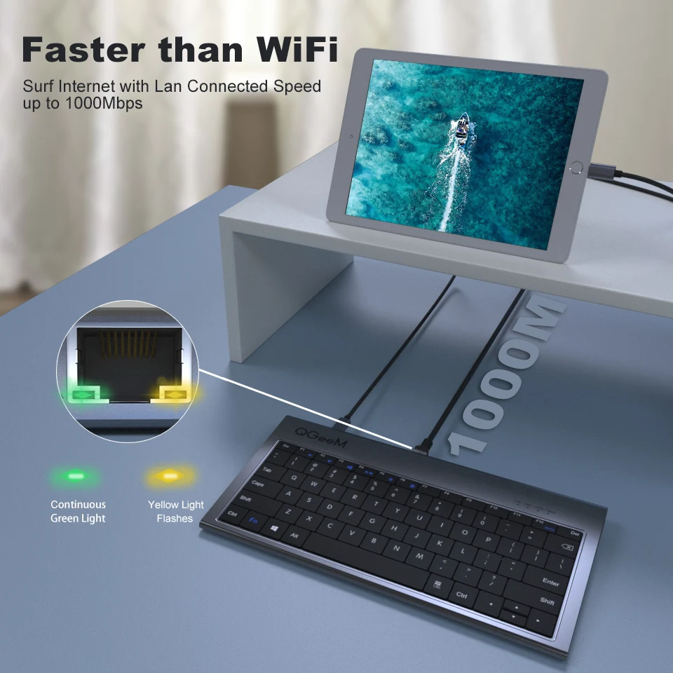 QGeeM USB C концентратор для Macbook Pro тройной Дисплей Тип до Dual Core 4K HDMI и DP Micro SD кард