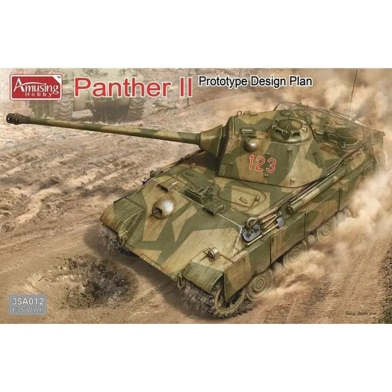 

Amusing Hobby 35A012 1/35 German Panther II Prototype Design Plan - Scale Model Kit