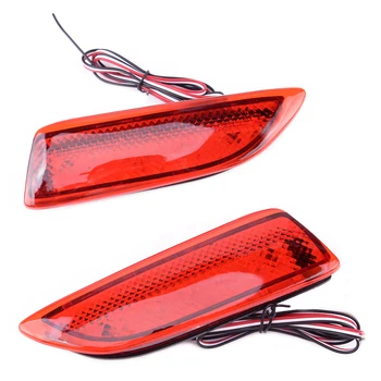 

Pair Red LED Rear Bumper Reflector Light Lamp Fog Brake Driving Reverse fit for Lexus IS250 IS300 IS350 2014 2015 2016