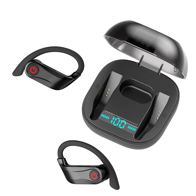 Q62 TWS Спорт Bluetooth 5,0 Наушники Беспроводные стереонаушники большой мощности бас гарнитура TWS Handsfree наушники с микрофоном