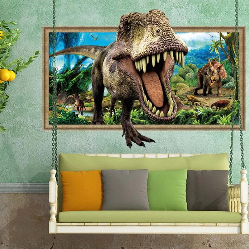 Наклейка на стену модная 3D настенная художественная детская комната украшение