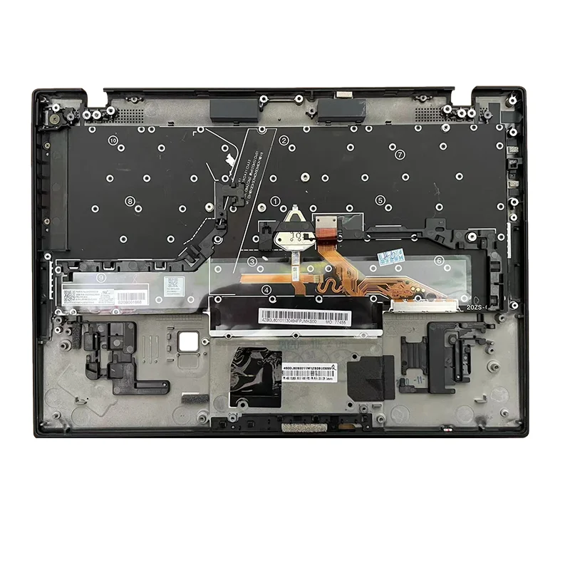 Teclado Retroiluminado para Lenovo Thinkpad x1 Nano Gen tipo 20un 20uq com Tampa Sn20x82238 Novo - Imagem 2