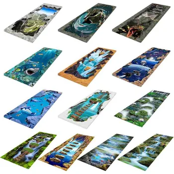 

Creative Easter Type 3D Printing Carpet Doormat Anti-Slip Bathroom Carpet Absorb Water Multi-styles Kitchen Picnic Mat/Rug #1