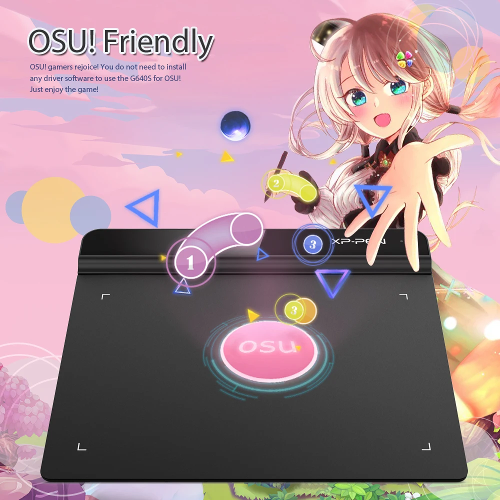 tablet para osu e animação 8192 níveis