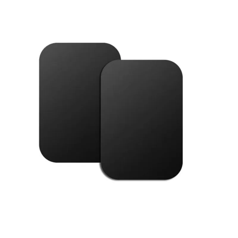 2Rectangle Автомобильный держатель для телефона,, металлическая пластина, Универсальный сменный комплект металлических пластин с клеем для магнитного крепления, Магнитная подставка для мобильного телефона - Цвет: 2Rectangle