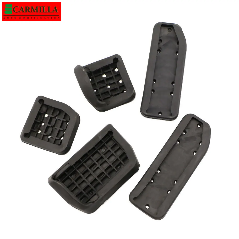 Carmilla Car Pedals for Jaguar E-Pace Epace Stainless Steel Auto Brake Gas Pedal Protection Covers