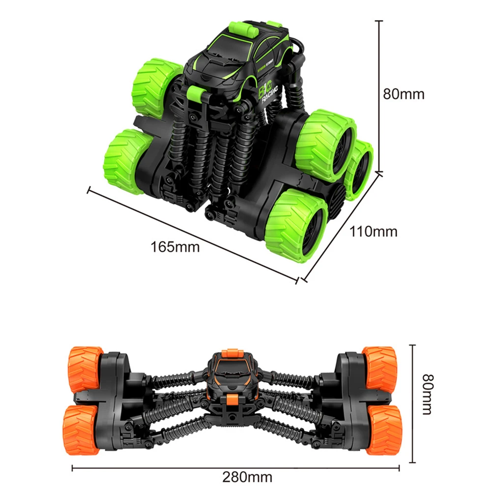 4WD 2,4G RC автомобиль рок телескопическая игрушка сюрприз, подарок, Электрический гусеничный трюк гоночный багги с радиоуправлением