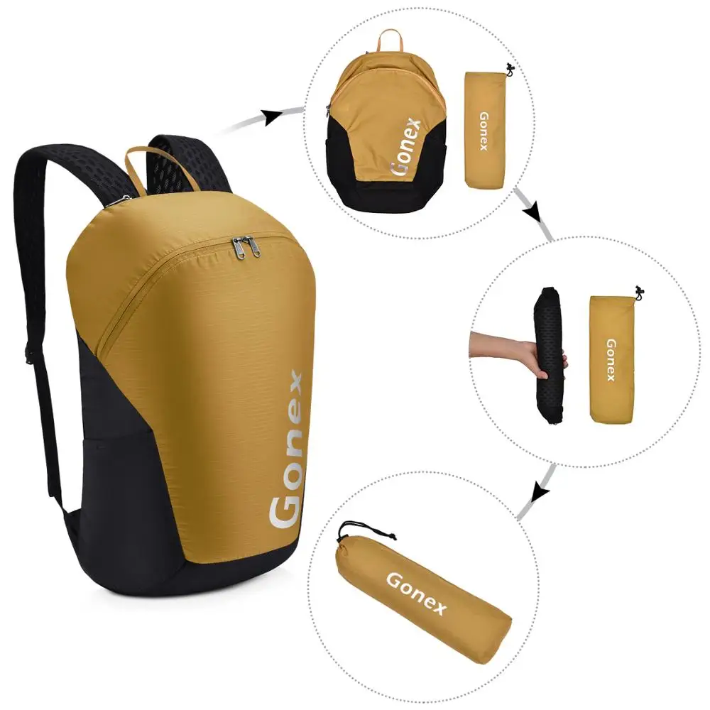 Najtaniej Gonex 32L lekki plecak składany Packable Sport torba na dzień dla wędkarzy taktyczne wojskowe Trekking z etui 210D Nylon