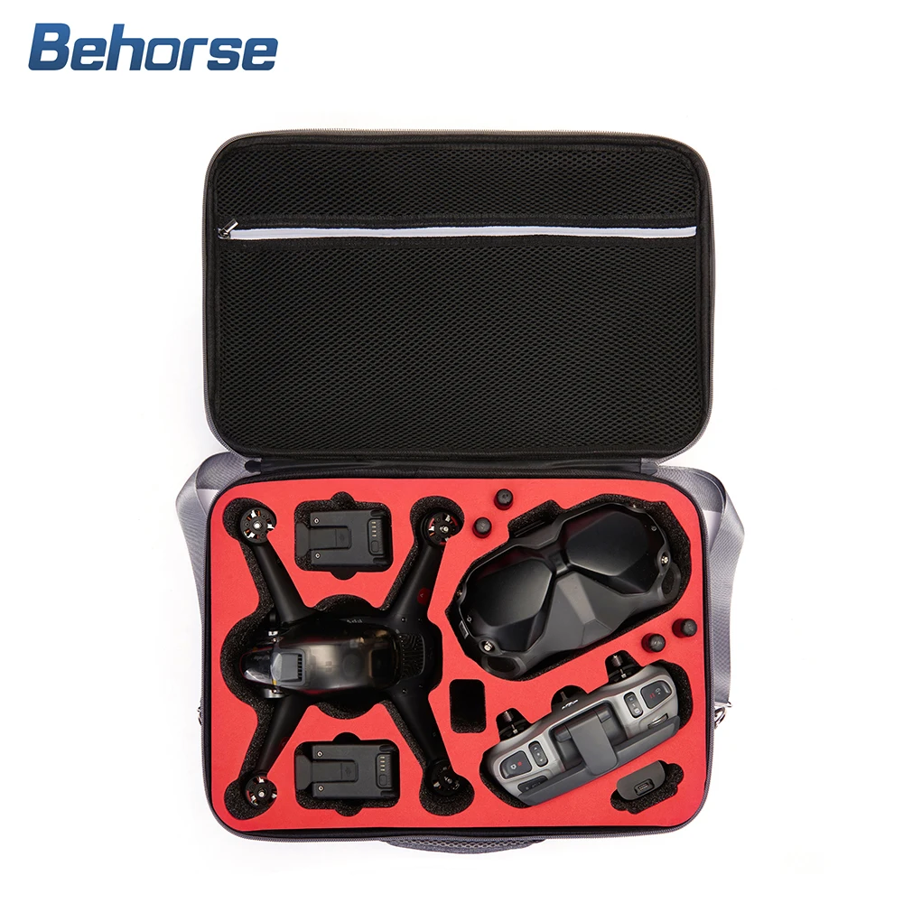 For DJI FPV Drone Portable Shoulder Bag Protective Storage Bag Nylon Packbag Handbag Carrying