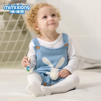 

Easter Sweater Rabbit Romper Cute Cartoon Children Vest