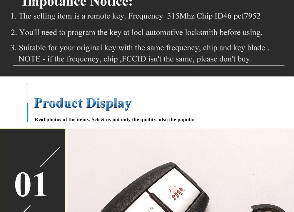 Keyforkess 5 pezzi TWB1J701 Smart Remote Car Key 315MHz ID46 7952 per NISSAN March Tiida Micra Leaf 3 pulsanti Keyless Fob - H52692fcce3b041988dbec4cf0e04c1d8W