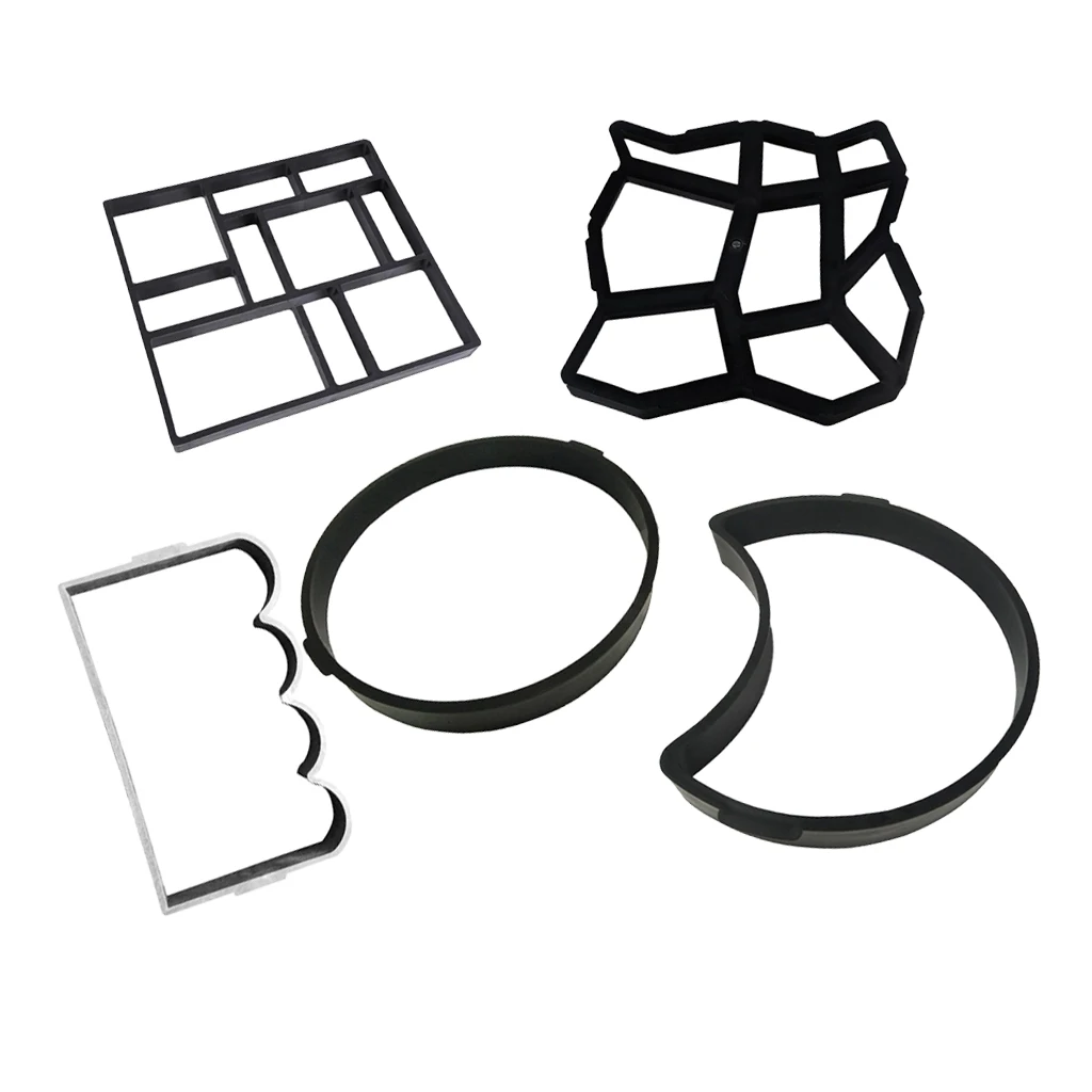 DIY Stepping Stone Block Pavement Buildings Cement Paver Path Maker Mold Garden Paving Mould DIY Path Maker DIY Stepping Stone Block Pavement Buildings Cement Paver Path Maker Mold Garden Paving Mould DIY Path Maker