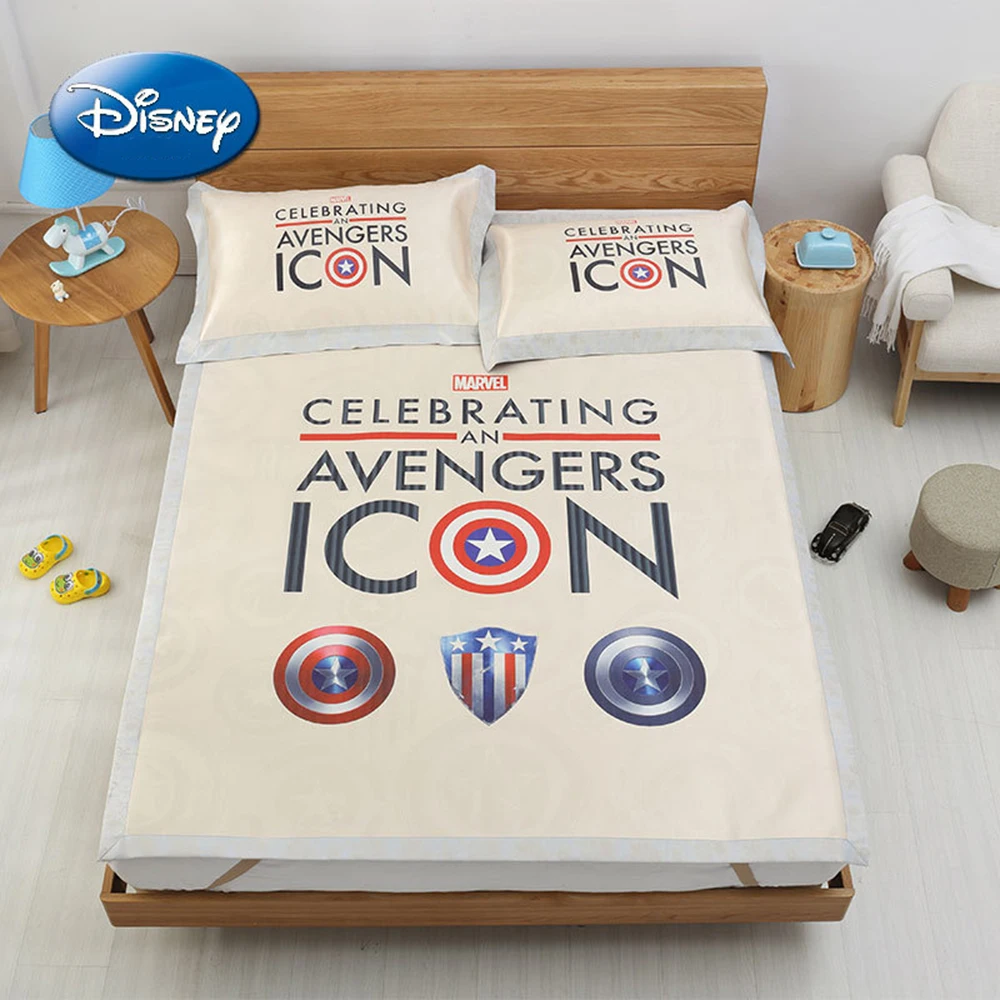 

Disney Baby Bed covers Baby Ice Silk Insulation Pad Newborn Breathable Baby Bed Children Kindergarten Mattress Pillowcase 2pecs