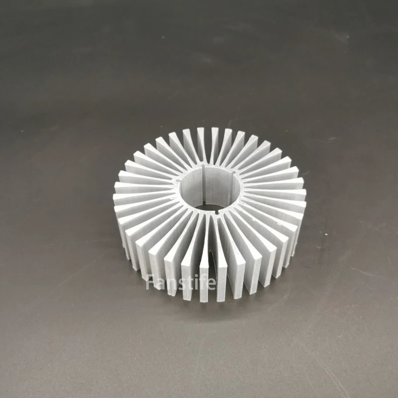 100mm LED Track Light Housing Radiator 10-15w Aluminum Led Heatsink