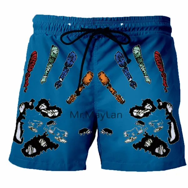 Новинка, летние мужские пляжные шорты с 3D принтом, брендовые быстросохнущие шорты, повседневные модные шорты, мужская куртка, шорты, мужские H