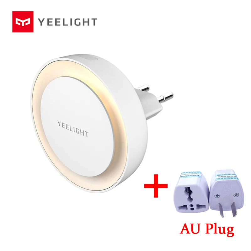 XiaoMi Yeelight умный дом YLYD10YL YLYD09YL светодиодный низкая Мощность потребление технология интеллектуального распознавания энергосберегающие Plug ночной Светильник - Цвет: Round AU Plug