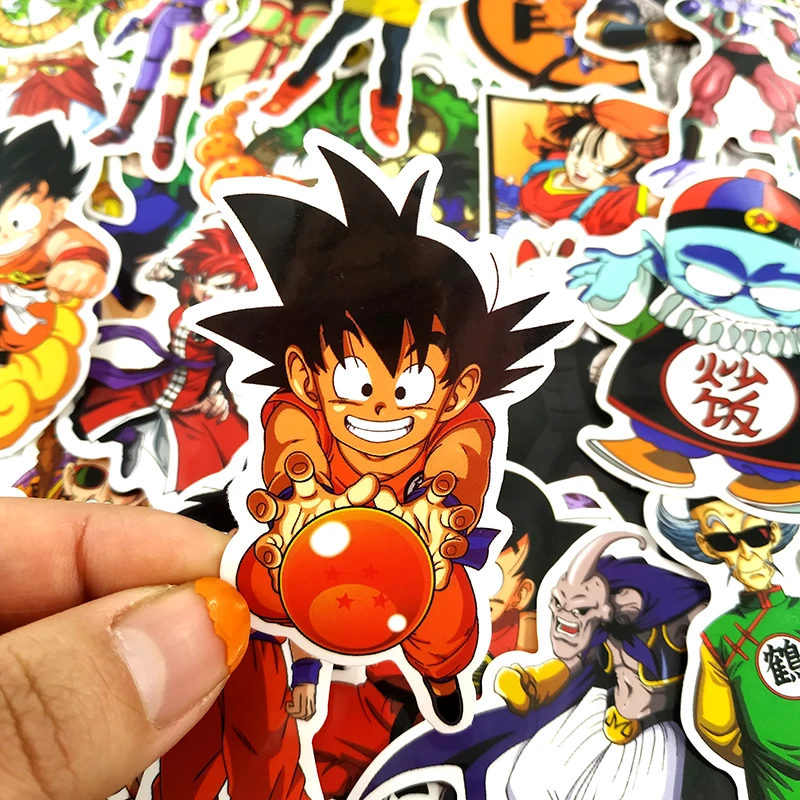50 шт./упак. аниме «Жемчуг дракона», наклейки Супер Saiyan Goku наклейки для Чемодан ноутбук мотоцикл велосипед скейтборд наклейки
