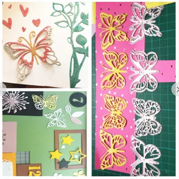 

4pcs butterfly Metal Cutting Dies for DIY Scrapbooking Album Paper Cards Decorative Crafts Embossing Die Cuts