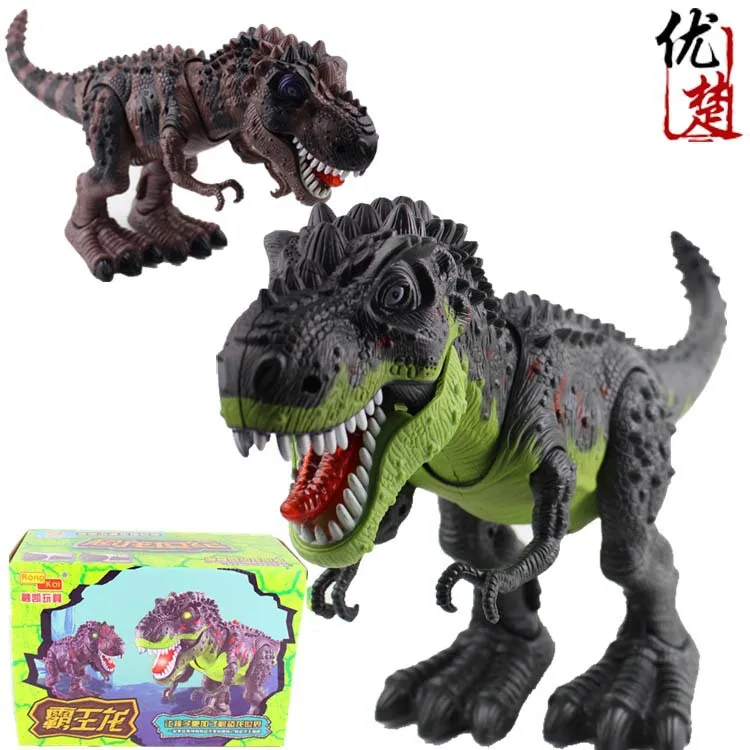 

Large Size Electric Dinosaur Light Sound Making Will Walk Electric T-Rex Simulated Dinosaur Models Toy