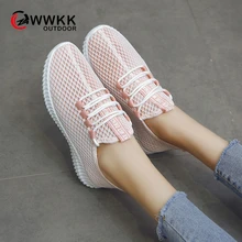 WWKK/женские кроссовки; коллекция года; Летняя обувь; женская повседневная обувь из сетчатого материала; удобная лёгкая подошва; прогулочная обувь; обувь
