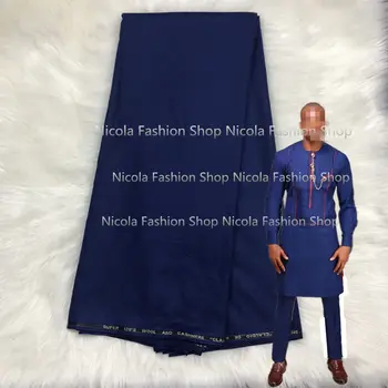 

5Yards TR Material For Men Cloth African Men African Agbada Soft TR Fabric with High Quality Men Material for Man Garment AK30