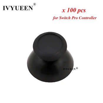 

IVYUEEN 100 pcs For NintendoSwitch NS Pro Controller Analog Thumb Stick Grip for Nintend Switch PRO Mushroom Joystick Cap Cover