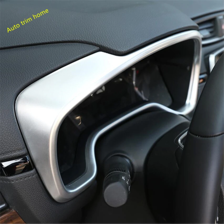 Lapetus приборная панель Датчик рамка Крышка отделка Подходит для Honda CRV CR-V-/матовая/углеродное волокно стиль