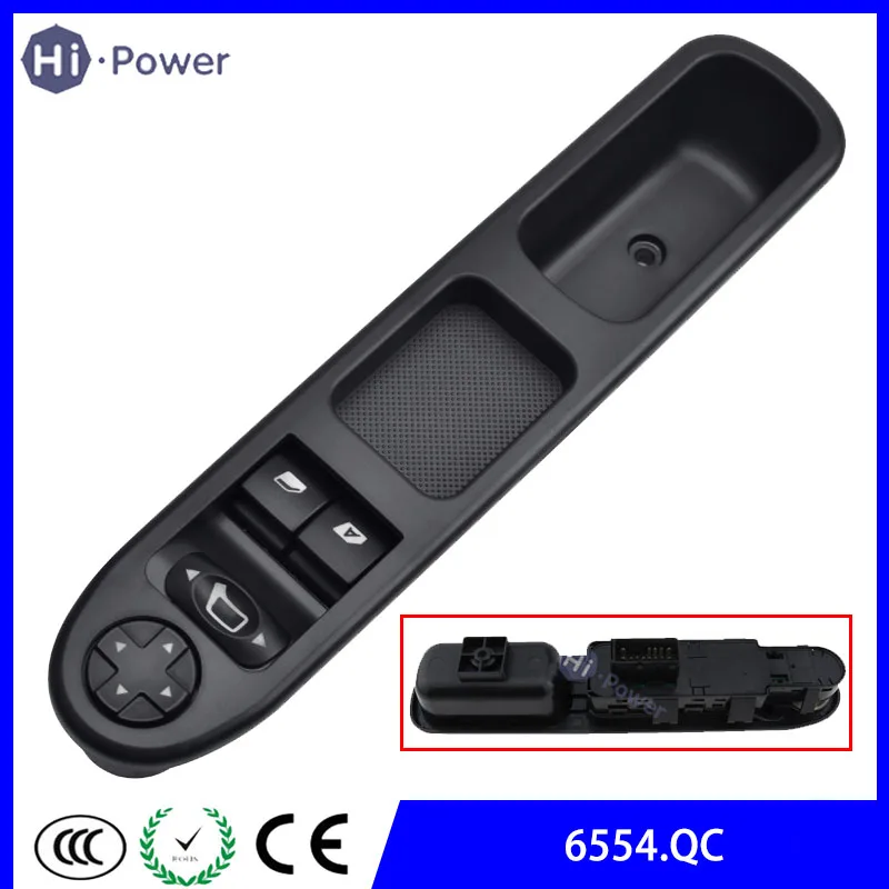 Car Power Window Control,6554.QC Power Master Window Switch