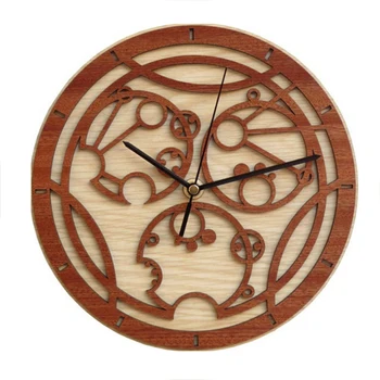 

Mysterious Doctor Silent Wall Clock Vintage Retro Modern Design Simple Wooden Wall Clocks Bedroom Home Decor Hanging Watch timer