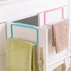1Pcs Plastic Hanging Holder Towel Rack Multifunction Cupboard Cabinet Door Back Kitchen Accessories Home Storage Organizer ► Photo 2/6