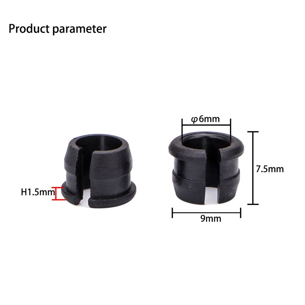 10 Pcs Bicycle Presta Valve Nuts MTB Road Bike Tubeless Tire Air Nozzle Lock Conversion Nut Set Cycling Parts Accessories