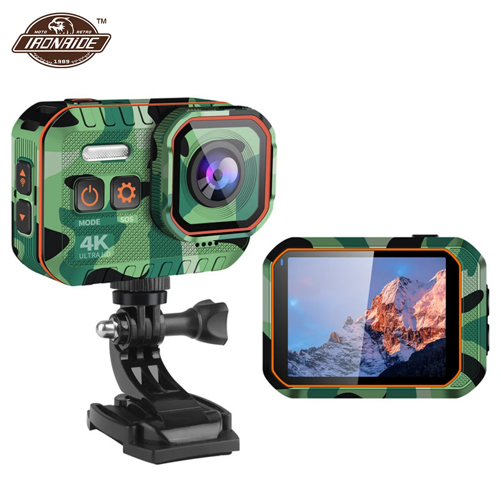 Motorcycle Full 4K WIFI Helmet Action Camera Screen Waterproof Sport DV Logger Motorcycle Full 4K WIFI Helmet Action Camera Screen Waterproof Sport DV Logger