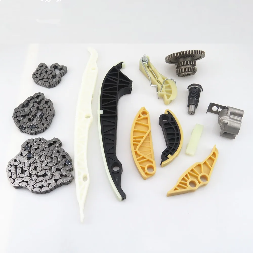 Fhawkeyeq 13 Pcs 2.0t Engine Timing Chain Kit For Vw Beetle Jetta