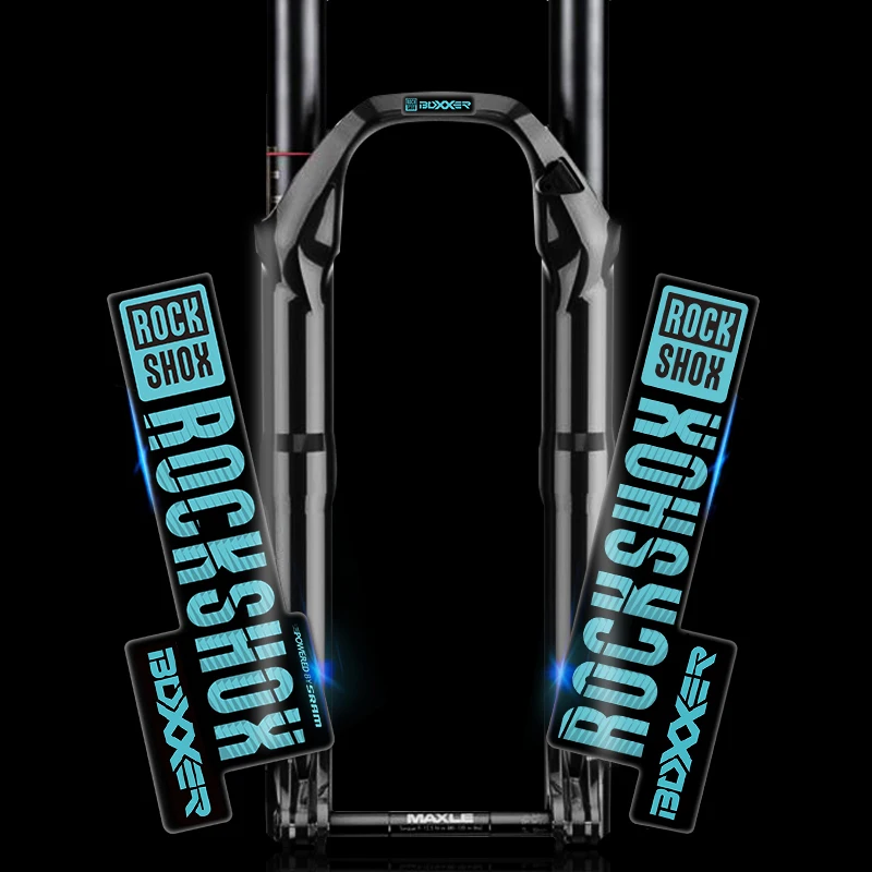 Rock Shox Boxxer Decal Set 4 Forks Stickers Graphics 2006-2009 SRAM Replacements