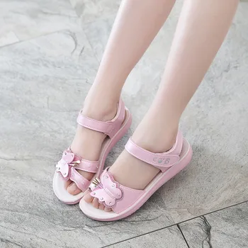 

2020 Pink Sandals For kids New Summer Girls Jelly Shoe Girl Non-slip Kids Beach Sandal Toddler Sandals Princess Dropshipping