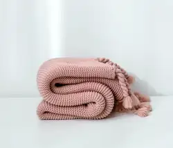 130x170 см NordicTassels одеяло бутафория для фото дивана декоративное вязаное одеяло коврик