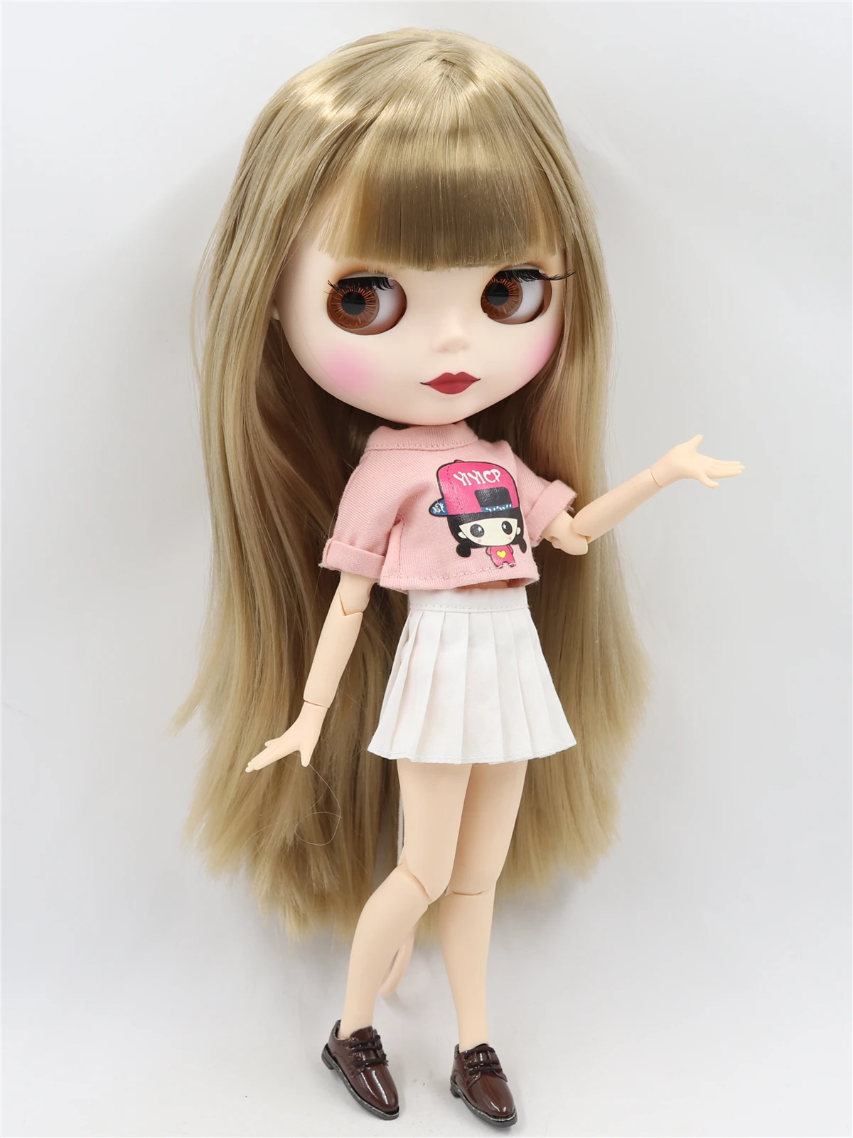 Stella – Premium Custom Neo Blythe Doll with Blonde Hair, White Skin & Matte Cute Face 1