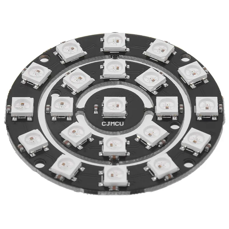 

RGB LED Ring 1/18/12 Bit WS2812 5050 RGB LED with Integrated