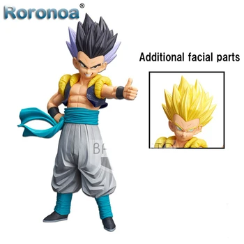 

RORONOA Original Banpresto Dragon Ball GROS Figure Grandista Resolution of Soldiers Gotenks SSJ Action Figure Model Toys